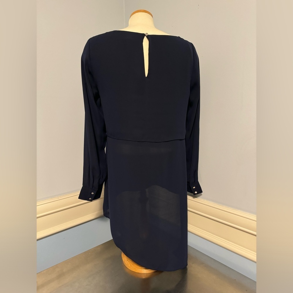 WHBM - Asymmetric Layered Tunic Blouse - Picture 7 of 15